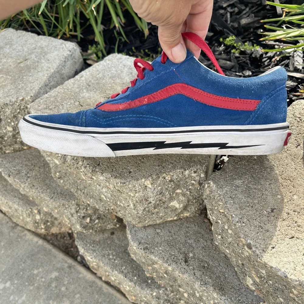 Vans Sneakers Men's 9.5 Suede Dazzling Blue Shoes